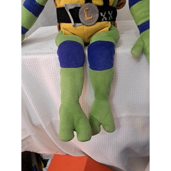 2023 TMNT Mutant Mayhem Leonardo Plush 26" Kids Stuffed Animal Body Pillow - Picture 6 of 9